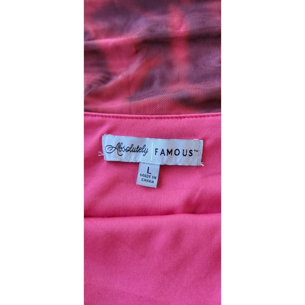 absolutely & famous women's straper blouses Longsleeve Color Red Size L(2) XL(1) - Picture 6 of 8
